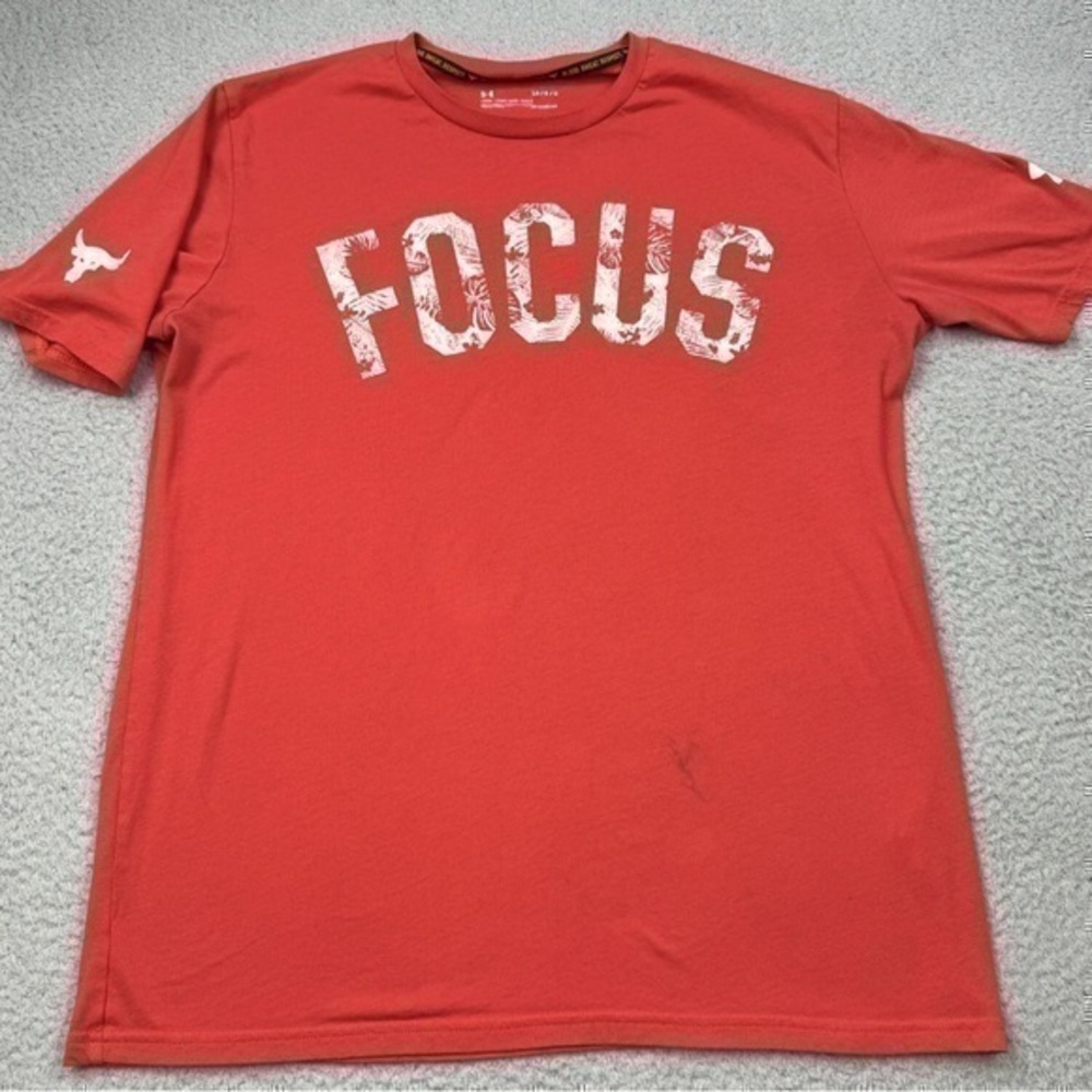 Under Armour Men's Project Rock Focus Short Sleeve Loose T-Shirt 1351584-608 XL